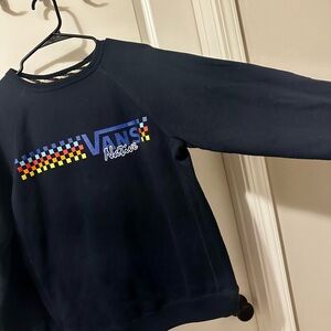 Vans Dark Blue Sweatshirt with Logo